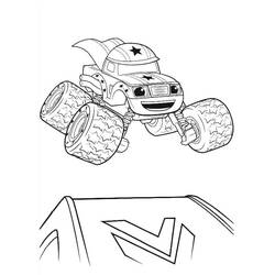 Coloring pages: Blaze and the Monster Machines - Free Printable Coloring Pages