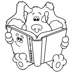 Coloring pages: Blue’s Clues - Free Printable Coloring Pages