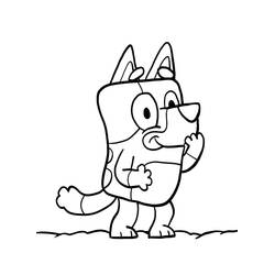 Bluey (Cartoons and Animated Shows) coloring page #219515 to print and color