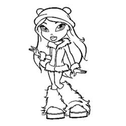 Bratz (Cartoons and Animated Shows) coloring page #32372 to print and color