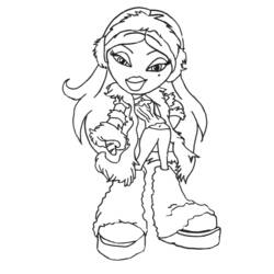 Bratz (Cartoons and Animated Shows) coloring page #32423 to print and color