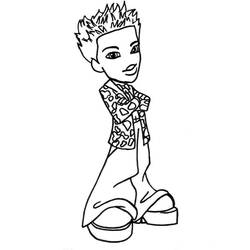 Bratz (Cartoons and Animated Shows) coloring page #32434 to print and color