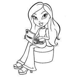 Bratz (Cartoons and Animated Shows) coloring page #32499 to print and color