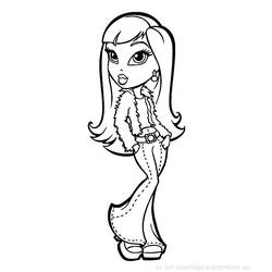Bratz (Cartoons and Animated Shows) coloring page #32641 to print and color