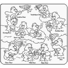Coloring page: Care Bears (Cartoons and Animated Shows) #37553 - Free Printable Coloring Pages