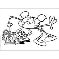 Dexter Laboratory (Cartoons and Animated Shows) coloring page #50496 to print and color