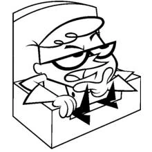 Dexter Laboratory (Cartoons and Animated Shows) coloring page #50655 to print and color