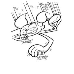 Dexter Laboratory (Cartoons and Animated Shows) coloring page #50708 to print and color