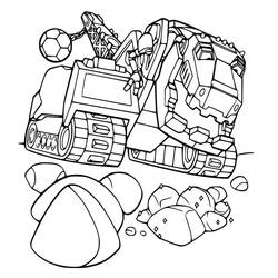 Coloring pages: Dinotrux - Free Printable Coloring Pages