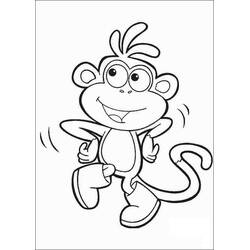 Dora the Explorer (Cartoons and Animated Shows) coloring page #189755 to print and color
