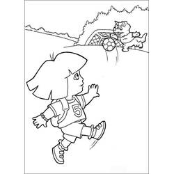 Dora the Explorer (Cartoons and Animated Shows) coloring page #189764 to print and color