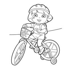 Dora the Explorer (Cartoons and Animated Shows) coloring page #189800 to print and color