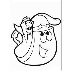 Dora the Explorer (Cartoons and Animated Shows) coloring page #189820 to print and color