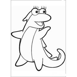 Dora the Explorer (Cartoons and Animated Shows) coloring page #189822 to print and color