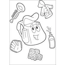 Dora the Explorer (Cartoons and Animated Shows) coloring page #29757 to print and color