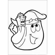 Dora the Explorer (Cartoons and Animated Shows) coloring page #29762 to print and color