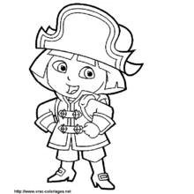 Dora the Explorer (Cartoons and Animated Shows) coloring page #29768 to print and color