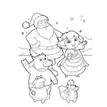 Dora the Explorer (Cartoons and Animated Shows) coloring page #29793 to print and color