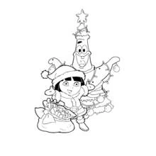 Dora the Explorer (Cartoons and Animated Shows) coloring page #29805 to print and color