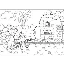 Dora the Explorer (Cartoons and Animated Shows) coloring page #29807 to print and color