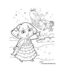 Dora the Explorer (Cartoons and Animated Shows) coloring page #29820 to print and color