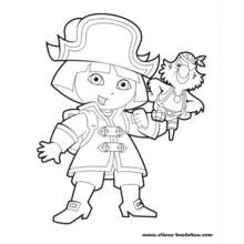 Dora the Explorer (Cartoons and Animated Shows) coloring page #29826 to print and color