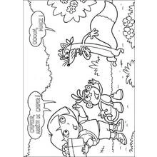 Dora the Explorer (Cartoons and Animated Shows) coloring page #29834 to print and color