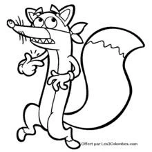 Dora the Explorer (Cartoons and Animated Shows) coloring page #29866 to print and color