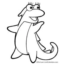 Dora the Explorer (Cartoons and Animated Shows) coloring page #29901 to print and color