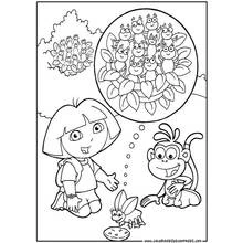Dora the Explorer (Cartoons and Animated Shows) coloring page #29942 to print and color
