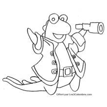 Dora the Explorer (Cartoons and Animated Shows) coloring page #30007 to print and color