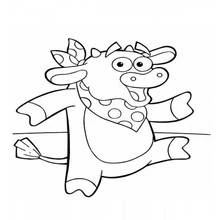 Dora the Explorer (Cartoons and Animated Shows) coloring page #30057 to print and color