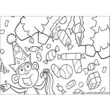 Dora the Explorer (Cartoons and Animated Shows) coloring page #30083 to print and color