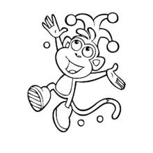 Dora the Explorer (Cartoons and Animated Shows) coloring page #30092 to print and color