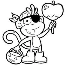 Dora the Explorer (Cartoons and Animated Shows) coloring page #30105 to print and color