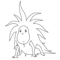 Coloring pages: Dragon Princess - Free Printable Coloring Pages