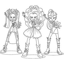 Coloring page: Equestria Girls (Cartoons and Animated Shows) #197778 - Free Printable Coloring Pages