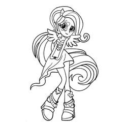 Coloring page: Equestria Girls (Cartoons and Animated Shows) #197788 - Free Printable Coloring Pages