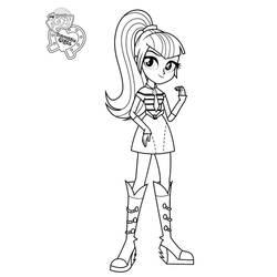 Equestria Girls (Cartoons and Animated Shows) coloring page #197798 to print and color