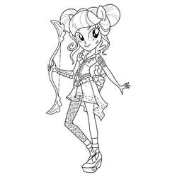 Coloring page: Equestria Girls (Cartoons and Animated Shows) #197804 - Free Printable Coloring Pages