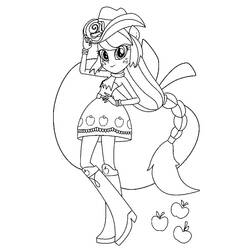 Coloring page: Equestria Girls (Cartoons and Animated Shows) #197807 - Free Printable Coloring Pages