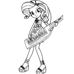 Coloring page: Equestria Girls (Cartoons and Animated Shows) #197808 - Free Printable Coloring Pages