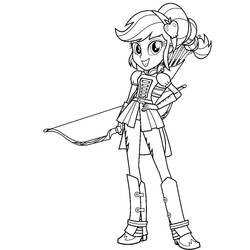 Coloring page: Equestria Girls (Cartoons and Animated Shows) #197810 - Free Printable Coloring Pages