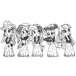 Coloring page: Equestria Girls (Cartoons and Animated Shows) #197811 - Free Printable Coloring Pages