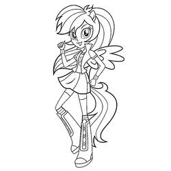 Equestria Girls (Cartoons and Animated Shows) coloring page #197817 to print and color