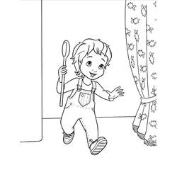 Coloring pages: Fancy Nancy - Free Printable Coloring Pages