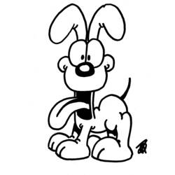 Coloring pages: Garfield - Free Printable Coloring Pages