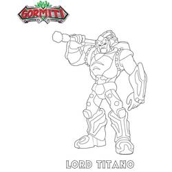 Coloring pages: Gormiti - Free Printable Coloring Pages
