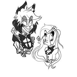 Coloring pages: Hazbin Hotel - Free Printable Coloring Pages