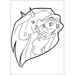Horseland (Cartoons and Animated Shows) coloring page #195940 to print and color